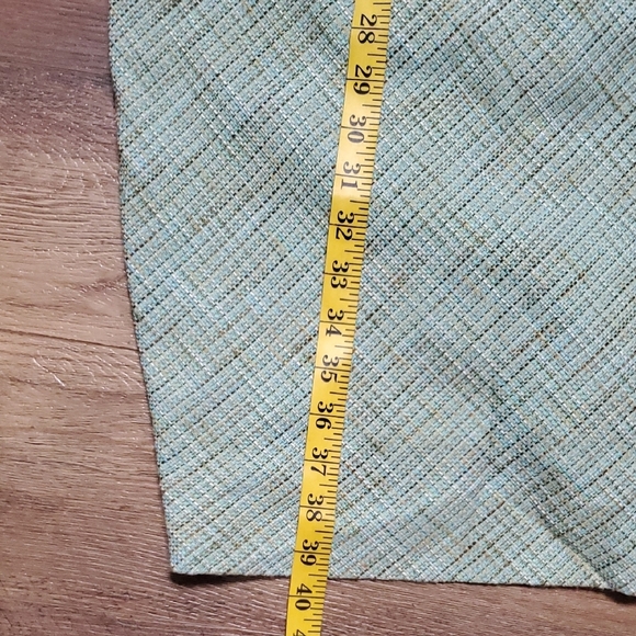 70s Style Douglas Hannant Green Sleeveless Crew Neck Sheath Dress for Cocktail - Picture 4 of 7